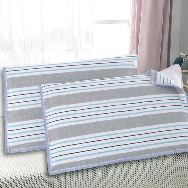 Xihbxyly Funda de Almohada de Tela Gruesa, Transpirable, Absorbente Del Sudor, Poliéster Suave, Protección Completa para Una Noche de Sueño Confortable, 73 X 48 Cm