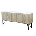 thumbnail image 2 of Cultured Marble Top | 80 - inch Bathroom Vanity with Pre - drilled Countertop | Long - lasting and Space - Saving Benefit, 2 of 2