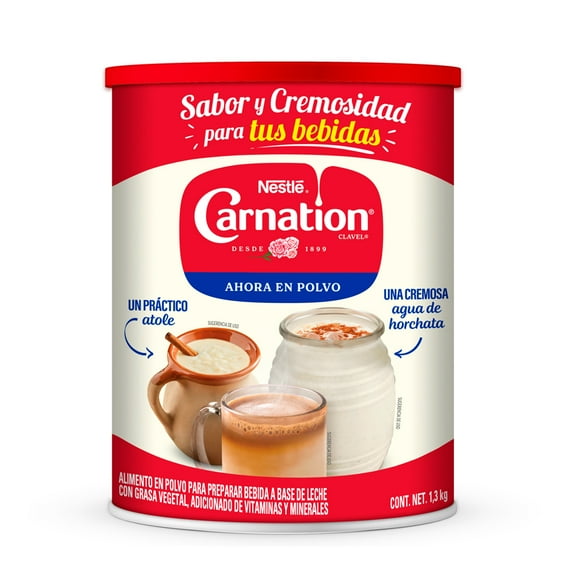 Alimento en polvo para preparara bebida Carnation clavel 1.3 kg