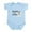 Sky Blue, variant on CafePress - Daddys Little Cutie Pi Body Suit - Baby Light Bodysuit, Size Newborn - 24 Months