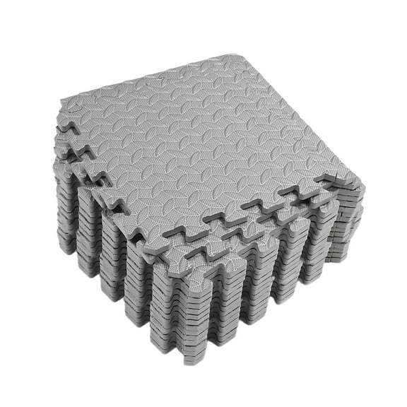 Fzaqwen Children's Floor Padding Interlocking Tiles Training Equipment Flooring Exercise Gray
