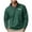 #257-Green, variant on Donemore Men Printed Hoodie Pullover Sport Half-Zip Long Sleeve Stand-up Collar Blouse