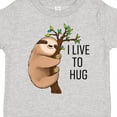 thumbnail image 4 of Inktastic I Live to Hug Cute Sloth on a Branch Boys or Girls Toddler T-Shirt, 4 of 5