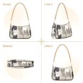 thumbnail image 7 of FORMRS Womens Shoulder Bag with Chain Strap Clutch Purse Cute Tote Handbag, Beige Cute Cats, 7 of 7