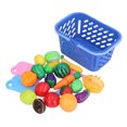 thumbnail image 4 of Child Food Playset, Interesting Educational Kids Kitchen Toy Simulation  For Toddler 23 Piece Set A2301, 4 of 8