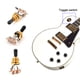 thumbnail image 4 of Greeniant Interruptor de palanca de guitarra eléctrica de Metal, instrumento de cuerda portátil de bajo ruido, interruptores de 3 vías, accesorios de Accesorios para instrumentos musicales Greeniant OD025546-00, 4 of 6