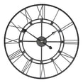 thumbnail image 2 of Reloj de pared Jadeshay de hierro romano silencioso para decoración de restaurantes 60 x 60 cm, 2 of 14