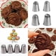 thumbnail image 3 of Juego de 4 boquillas para galletas TANGJMXG de acero inoxidable plateado, 3 of 5