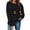 Black, variant on Gamivast Halloween Graphic Crewneck Sweatshirt for Women Soft Long Sleeve Pullover with Spooky Tree Face and Bat Print Relaxed Fit for Casual Holiday Party Lounge Daily Wear Fall and Winter