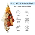thumbnail image 2 of Sunflower Beach Towel, Microfiber Beach TowelsAbsorbent, Compact, Beach Blanket, Lightweight Towel for The Swimming, 2 of 7