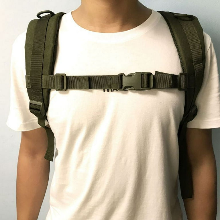 Backpack Chest Strap Adjustable Backpack Sternum Strap Chest Belt with  Buckle for Hiking and Jogging