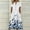 White, variant on Guzom Easter Dress for Women- Printed V-Neck Maxi Dresses 2023 New Spring Casual Short Sleeve Womens Tops Green