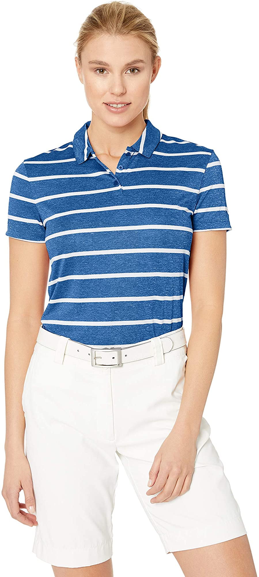 Nike Womens Dri-FIT Striped Golf Polo 