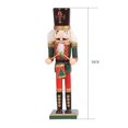 thumbnail image 3 of Cascanueces de Navidad de Artesanías de Juguete para Decoración de pequeña sa de TV de Escritorio estilo 1 Baoblaze marioneta soldado cascanueces, 3 of 6