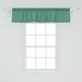 thumbnail image 2 of Ambesonne Teal Green Window Valance, Gem Like Forms Design, 54" X 12", Teal Pale Teal and Sea Green, 2 of 3
