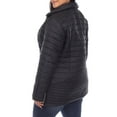 thumbnail image 3 of White Mark Women's Plus Size Zip Up Puffer Coat, 3 of 5