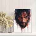 thumbnail image 2 of Qisvanset 12x16 Inch Cast Anxiety Bible Verse Canvas Wall Art, Watercolor Sketch Modern Religious Home Decor, 2 of 8