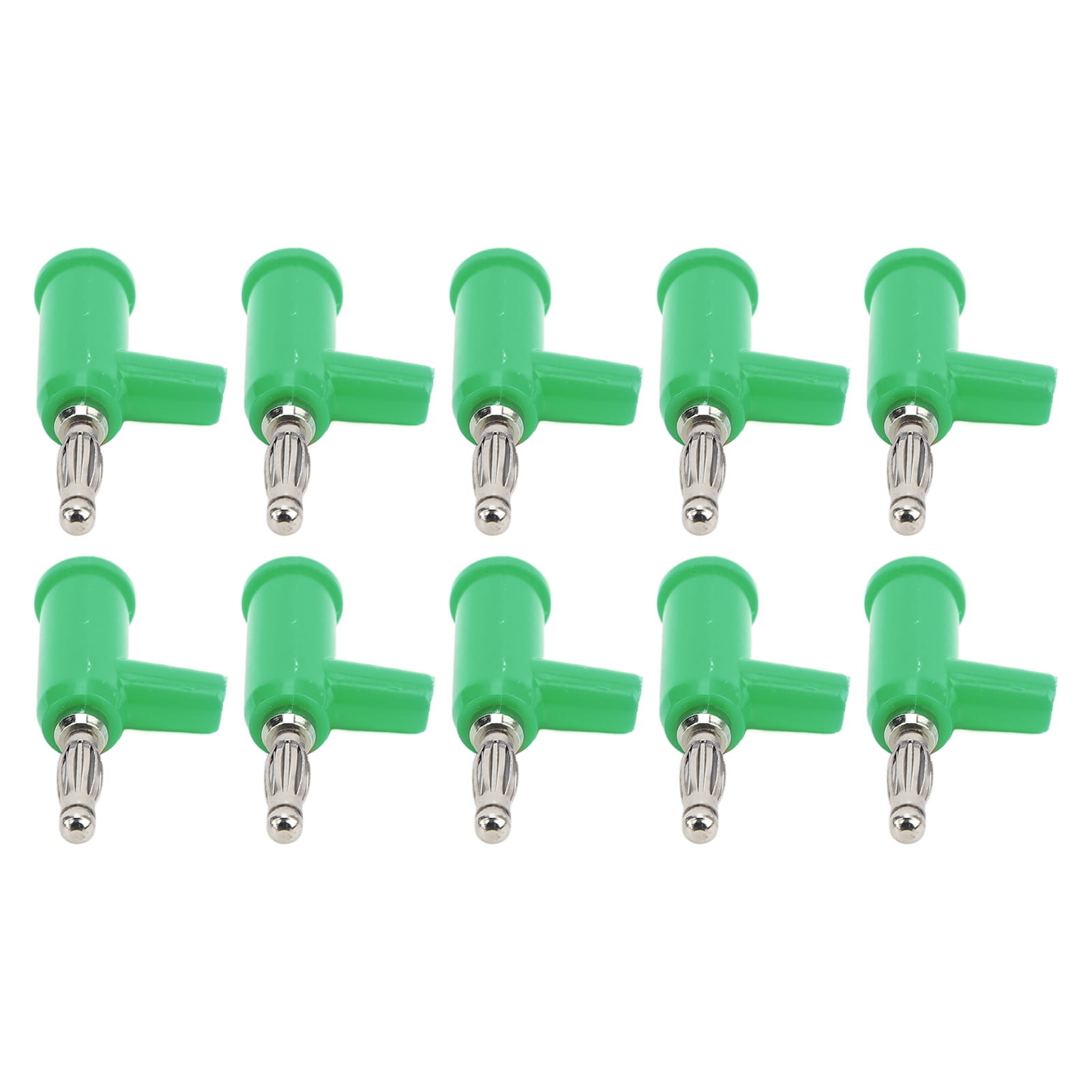 Fyydes 10Pcs Solderless Banana Plug ABS Brass Lantern Open Screw