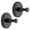 Black, variant on DICEWEN 2 Pieces Sturdy Stainless Steel Suction Cup Hook Suitable for Loofahs Clothes and Bags Storage Solution
