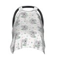 thumbnail image 1 of Funda de lactancia Yobvec Koala para asiento de coche para bebés, 100 x 70 cm, 1 of 7