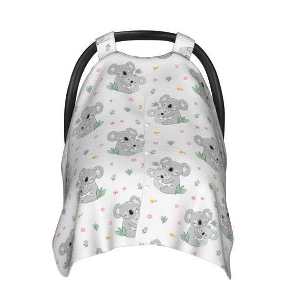 Funda de lactancia Yobvec Koala para asiento de coche para bebés, 100 x 70 cm