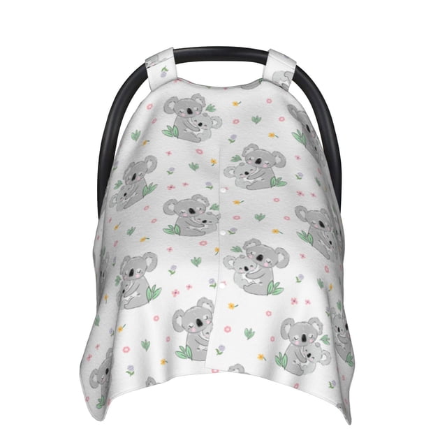 Funda de lactancia Yobvec Koala para asiento de coche para bebés, 100 x 70 cm