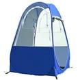 thumbnail image 2 of Portable Outdoor Fishing Tent -protection Tent Pop Up Single Tent Automatic Instant Tent Rain Shading Tent Windows and Doors on Both Sides for Outdoor Camping Hiking Beach with Carry Bag Blue, 2 of 7