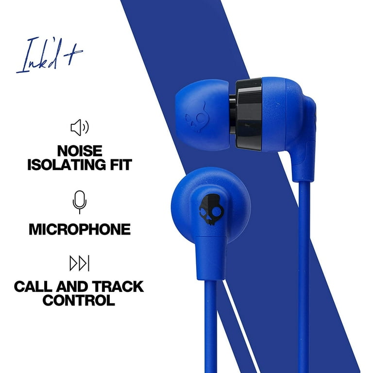 Blue best sale skullcandy earbuds