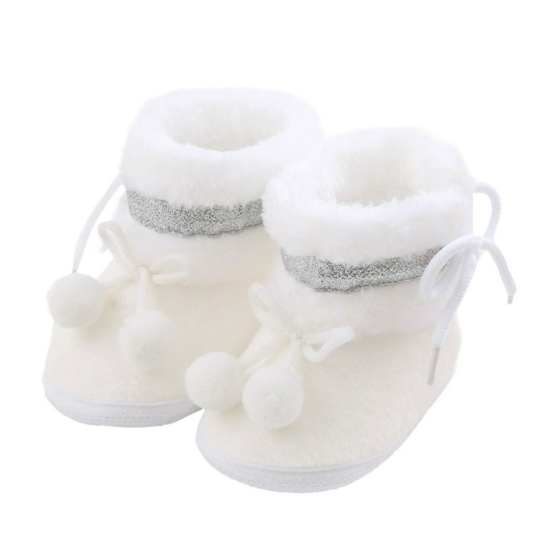 LUOGENLI Baby Shoes Size 3C Baby Shoes Fashion Flat Warm Cotton