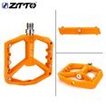 thumbnail image 4 of Sonducket ZTTO 1 par de picos de eje de acero de pedal plano de bicicleta pines reemplazables de color sólido pedales de bicicleta de superficie Ciclismo Naranja, 4 of 6