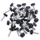 thumbnail image 1 of Almohadilla de pie ajustable Patas de escritorio de metal Patas niveladoras de mesa 50 piezas Alfombrilla de piso Muebles de hierro galvanizado PP para altura ajustable, 1 of 6