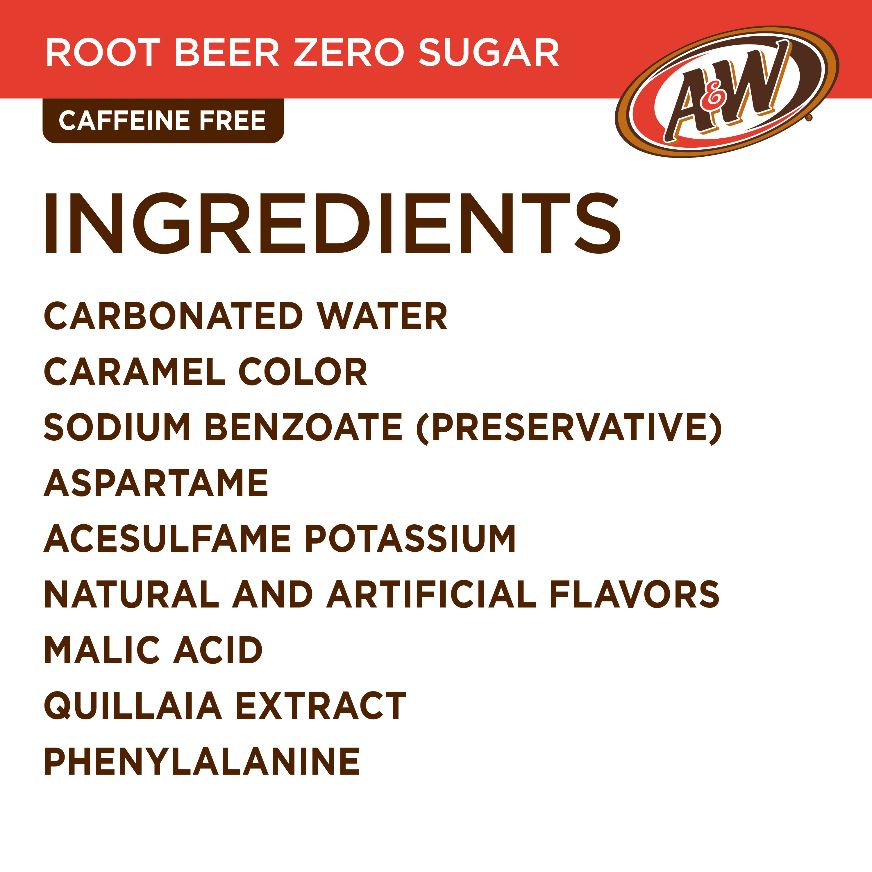 A&W Zero Sugar Root Beer Soda Pop, 12 fl oz, 12 Pack Cans - image 5 of 13
