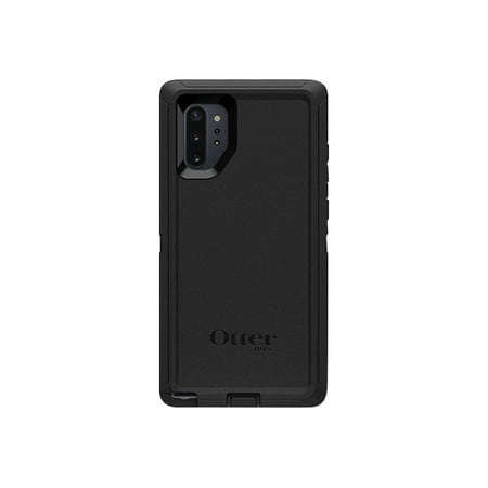 OtterBox Defender Series - Back cover for cell phone - polycarbonate, synthetic rubber - black - for Samsung Galaxy Note10+, Note10+ 5G
