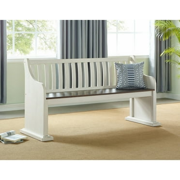 Miekor Furniture Joanna - Bench With Back - White B5A5961