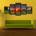 thumbnail image 3 of 5Pcs Oil Painting Wall Art Canvas Picture Abstract Sunflowers Print Home Decor No Frame Gift, Type 2, 3 of 7