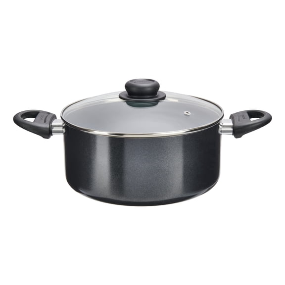 GoodCook Ceramic Nonstick Dutch Oven, 4.7 qt (4.4 L), Black