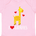 thumbnail image 4 of Inktastic I Love Giraffes Zoo Animal Boys or Girls Baby Bodysuit, 4 of 5