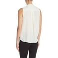 thumbnail image 2 of Rachel Roy Womens Beckett Tie Neck Sleeveless Blouse Top, White, Medium, 2 of 3
