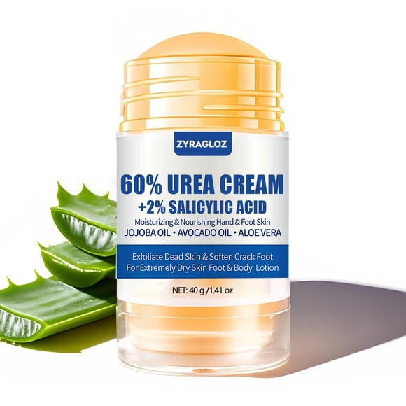 Crema en barra de urea ZyraGloz 60% Urea más ácido salicílico 2%