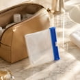 thumbnail image 4 of 10 Pcs Zippered Pill Pouch Bags, Small Portable Travel Pill Bag, Reusable Clear Small Items Storage (Blue), 4 of 8