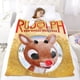 thumbnail image 5 of Rudolph de nariz roja anti-pilling, suave, ligera, esponjosa y acogedora de lujo para hogar y cocina – Perfecta para niños y adultos, 100 x 150 cm, 5 of 6