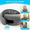 thumbnail image 2 of 2025 New Memory Foam Travel Pillow for Airplanes,Neck Pillow for Traveling,Neck Plus Travel Pillow,Neck Plus Travel Neck Pillow, 2 of 14