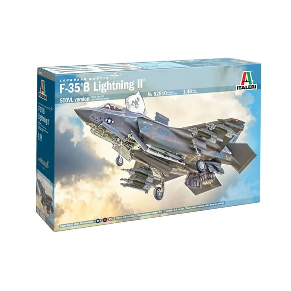 Italeri 92810 F-35B Lightning II 1:48 Scale Plastic Model Kit/Model Assembly