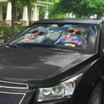 thumbnail image 4 of 3D Dog Beach Theme Car Sunshade For Pet Lovers, 4 of 6