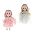 thumbnail image 1 of Nueva Muñeca de 16 Ojos de Articudos, Ropa Facial, Conjunto Completo Y CUTICAT Muñeca bjd de 16cm, 1 of 8
