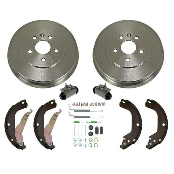 Fits 10-15 Cruze Rear Brakes Drums Brake Shoes Springs Wheel Cylinders 6pc