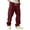 AT23_Wine, variant on Lumtrix Men's Relaxed Fit Cargo Pants Baggy Straight Leg Casual Work Sweatpants with Pockets for Hiking Fishing Blue M