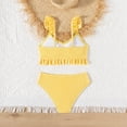 thumbnail image 4 of UAYOTSE Girls' 2 Piece Bikini Swimsuits Adjustable Straps with Chest Pad Girls Bathing Suit,Sizes 13-14 Years, 4 of 7