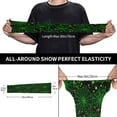 thumbnail image 4 of Fotbe Green Bright Web with Spiders UV Sun Protection Arm Sleeves - Tattoo Cover Up - Basketball Arm Sleeve UPF 50 Cooling for Men Women, 4 of 8