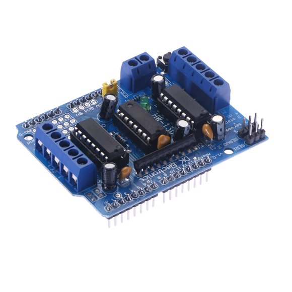 KAKOWELY L293D motor drive shield L293D Motor Drive Shield Compatible for Duemilanove Mega R3 AVR ATMEL2.64"X2.17"X0.79"